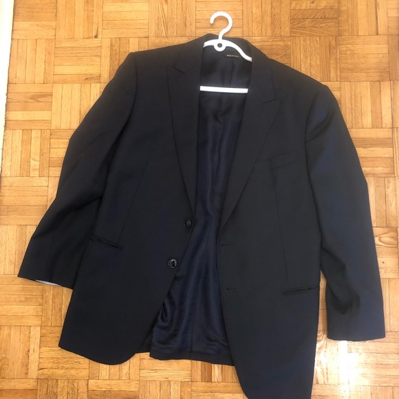 Giorgio Armani Suit Jacket navy blue Wall Street - Picture 5 of 7